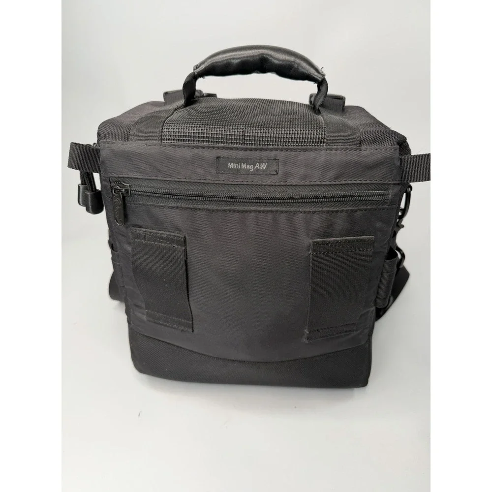 Lowepro Mini Mag AW Camera Shoulder Bag Black Padded Case w/ Strap & Rain Cover